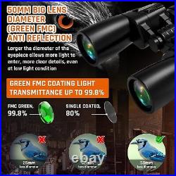 10-30x50 Zoom Binoculars for Adults High Powered Military Binoculars Night