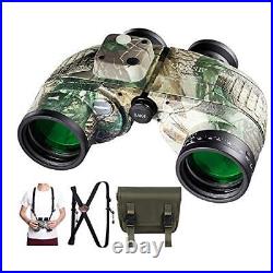 10X50 Marine Binoculars for Adults, Waterproof Binoculars with Rangefinder Co