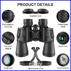 20x50 Binoculars for Adults High Powered, Military Compact HD Professional/Da