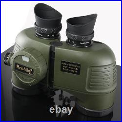 7X50 HD Powerful Military Navy Binoculars Waterproof Nitrogen W Rangefinder