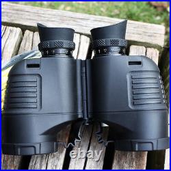 7X50 HD Powerful Military Navy Binoculars Waterproof Nitrogen with Rangefinder