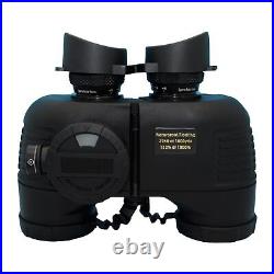 7x50 HD Waterproof Military Marine Binoculars withInternal Rangefinder & Compas