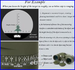 APEXEL 10X50 Waterproof Military Binoculars PowerView Porro Prism with Compass