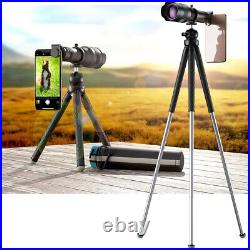APEXEL 60X monocular telescope Zoom Telephoto Lens for phones With remote Tripod
