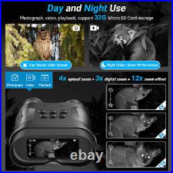 APEXEL Day/Night Vision Goggles Digital Military Binocular Infrared for Hunting