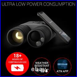 ATN BINOX 4T 384 2-8X Smart HD Thermal Binoculars with Laser Rangefinder