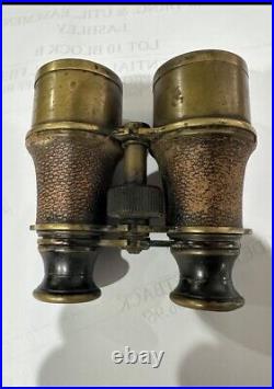 Antique U. S. Navy Military Binoculars Marked US/ NAVY, N 3544 Super Rare