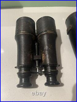 Antique Vintage Lemaire Fab Paris Circa WW1 Military Binoculars