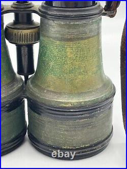 Antique WW1 Binoculars 19th C. Owned By Surgeon Albert Clifford Morson