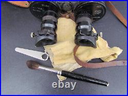 Binoculars Bbt Krauss 12X50 Original 39-45 Army L'Air France WW2 Lw