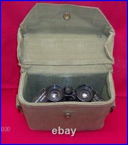 Binoculars, Military, in case WW 2 REPRICED