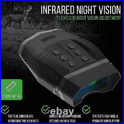 Bush Tech Night Vision Binoculars, Military-Grade Binoculars with Camera