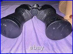 Bushnell Banner 7X50 Coated Optical Japan Military Binocular With Tan Case