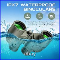 Hooway 7x50 Waterproof Floating Marine Binocular withInternal Rangefinder & Com