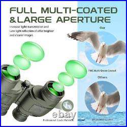 Hooway 7x50 Waterproof Floating Marine Binocular withInternal Rangefinder & Com