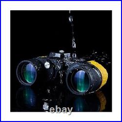 Hooway 7x50 Waterproof Fogproof Military Marine Binoculars withInternal Rangefi