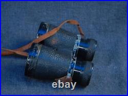 Imperial Japanese Army Military Binoculars with Leather case For Officer F/S