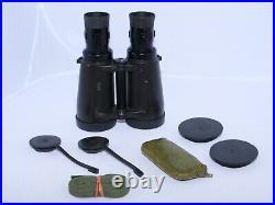 Leitz Elcan 7x50 Military Binoculars. Strap. Eyepieces. BOX. Canadian Arm Forces