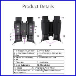 NV8300 36MP 4K UHD 300M Infrared Night Vision Professional 8X Zoom 3D Binoculars