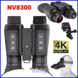 NV8300 3D 4K 8X Zoom Binoculars UHD 300M Infrared Night Vision Scope Goggles