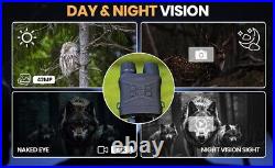 Night Vision Goggles 4K 42 MP Night Vision Binoculars 3'' Large Screen 5x Zoom