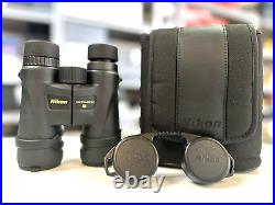 Nikon Monarch 5 M511 10x42 5.5° Waterproof Binoculars Back With Lens Covers & Case