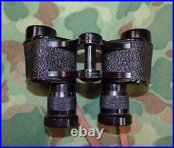Original WW2 European Military Grade Binoculars Delta 6x24 No. 1250 leather case