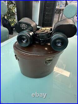 RARE BEAUTIFUL CARL ZEISS 8x30B BINOCULARS With Original Case. MADE IN GERMANY