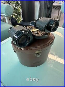 RARE BEAUTIFUL CARL ZEISS 8x30B BINOCULARS With Original Case. MADE IN GERMANY