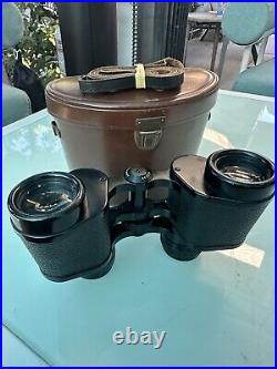 RARE BEAUTIFUL CARL ZEISS 8x30B BINOCULARS With Original Case. MADE IN GERMANY