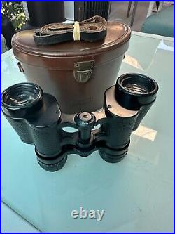 RARE BEAUTIFUL CARL ZEISS 8x30B BINOCULARS With Original Case. MADE IN GERMANY