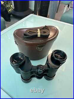 RARE BEAUTIFUL CARL ZEISS 8x30B BINOCULARS With Original Case. MADE IN GERMANY