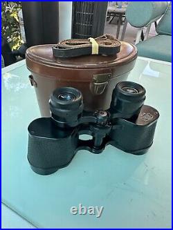 RARE BEAUTIFUL CARL ZEISS 8x30B BINOCULARS With Original Case. MADE IN GERMANY