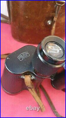 RARE CARL ZEISS JENA Delactis 8x40 military BINOCULARS Germany 1925 year