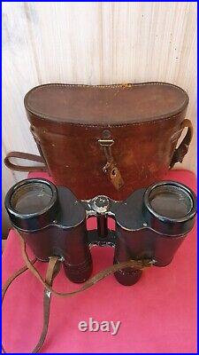 RARE CARL ZEISS JENA Delactis 8x40 military BINOCULARS Germany 1925 year