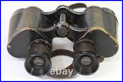 RARE WWII 1941 Soviet Army RKKA military Binoculars 6x30 GOMZ with CASE #11