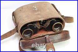 RARE WWII 1941 Soviet Army RKKA military Binoculars 6x30 GOMZ with CASE #11