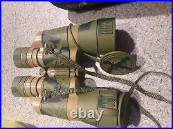 RUSSIA Grossfield SEHFELD 8MM 988000M BINOCULARS With COMPASS & Case