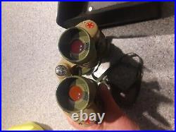 RUSSIA Grossfield SEHFELD 8MM 988000M BINOCULARS With COMPASS & Case