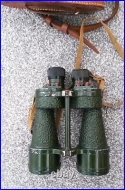 Ross London BinoPrism No5 Mk4 Military LRDG Green Painted Binoculars Dated 1943