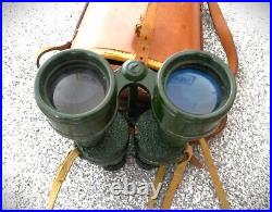 Ross London BinoPrism No5 Mk4 Military LRDG Green Painted Binoculars Dated 1943