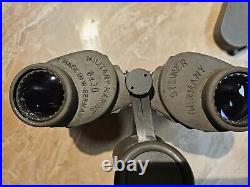 STEINER 8 x 30 MILITARY MARINE Binoculars In Military Olive Drab Made in Germany