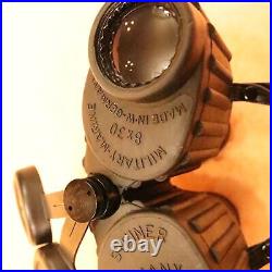 STEINER GERMANY MILITARY MARINE 8X30 BINOCULARS VINTAGE original Rare Black