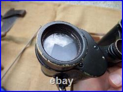 Scarce Austrian Wwii Military Binoculars Zeiss Karoly Gyor Hungarian Vintage Wwi