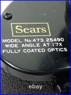 Sears Binoculars Wide Angle Zoom 8x-17x40mm Model No. 473.25490 Fully Coated Opt