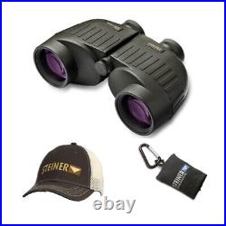 Steiner Military Marine 10x50 Binoculars with Cap and Microfiber Cloth Pouch