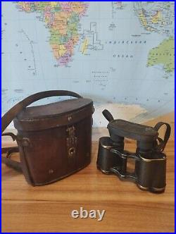 USSR field military binoculars 6x30, IZOS, RKKA 1941, full set