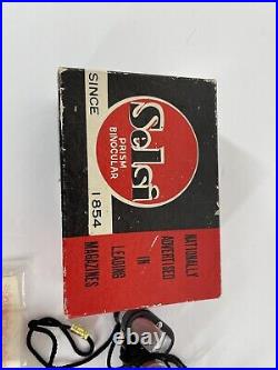 VINTAGE SELSI LIGHTWEIGHT MINI FIELD BINOCULAR 6x15 Opera Glasses With Box