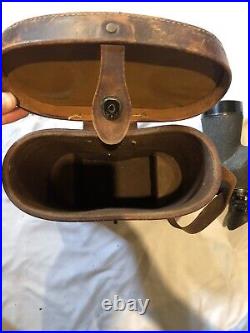 VINTAGE WW2 Military M15 Binoculars with M24 Carrying Case Westinghouse 7x50