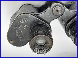 Very rare Carl KOMZ 1931 b 6x30 early Soviet military binoculars